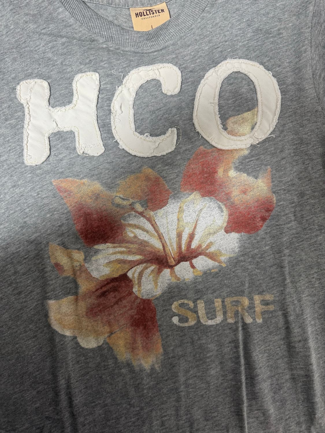 홀리스터 입체자수 고급 반팔티 상품이미지2