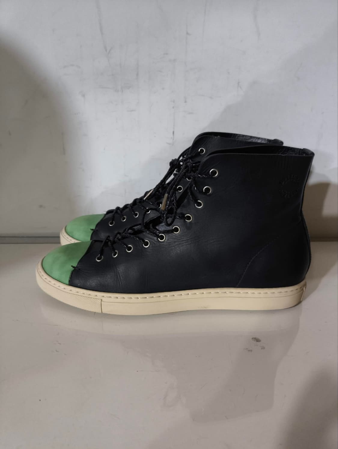 39 260mm 부테로 타니노 송아지 가죽 스니커즈 블랙 상품이미지1