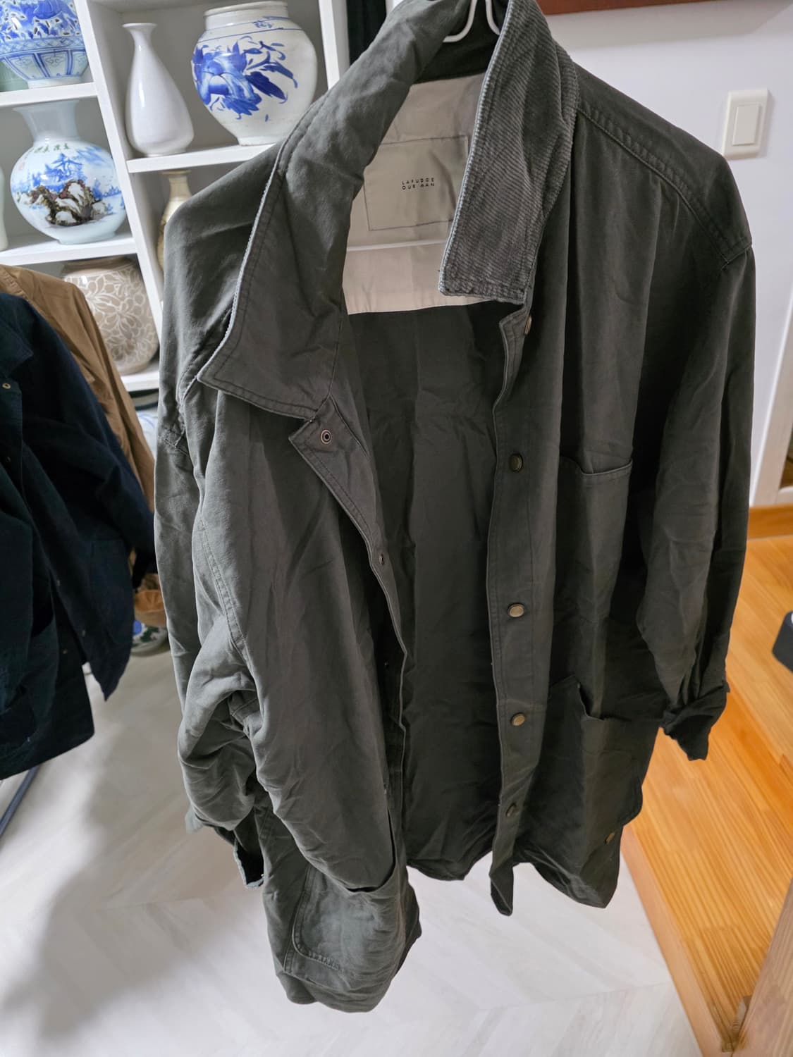 라퍼지스토어 프렌치 워크자켓 밀리터리 카키 L사이즈 상품이미지1