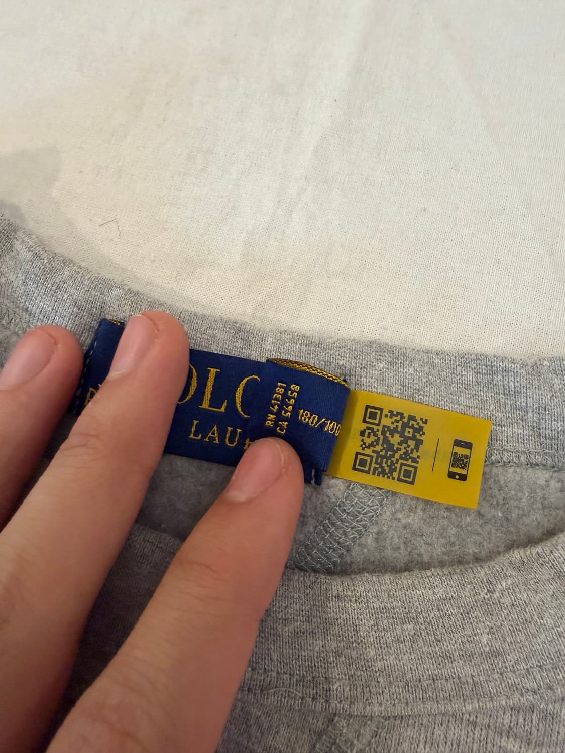 최신형) 폴로 랄프로렌 맨투맨 스웻셔츠 그레이 상품이미지5