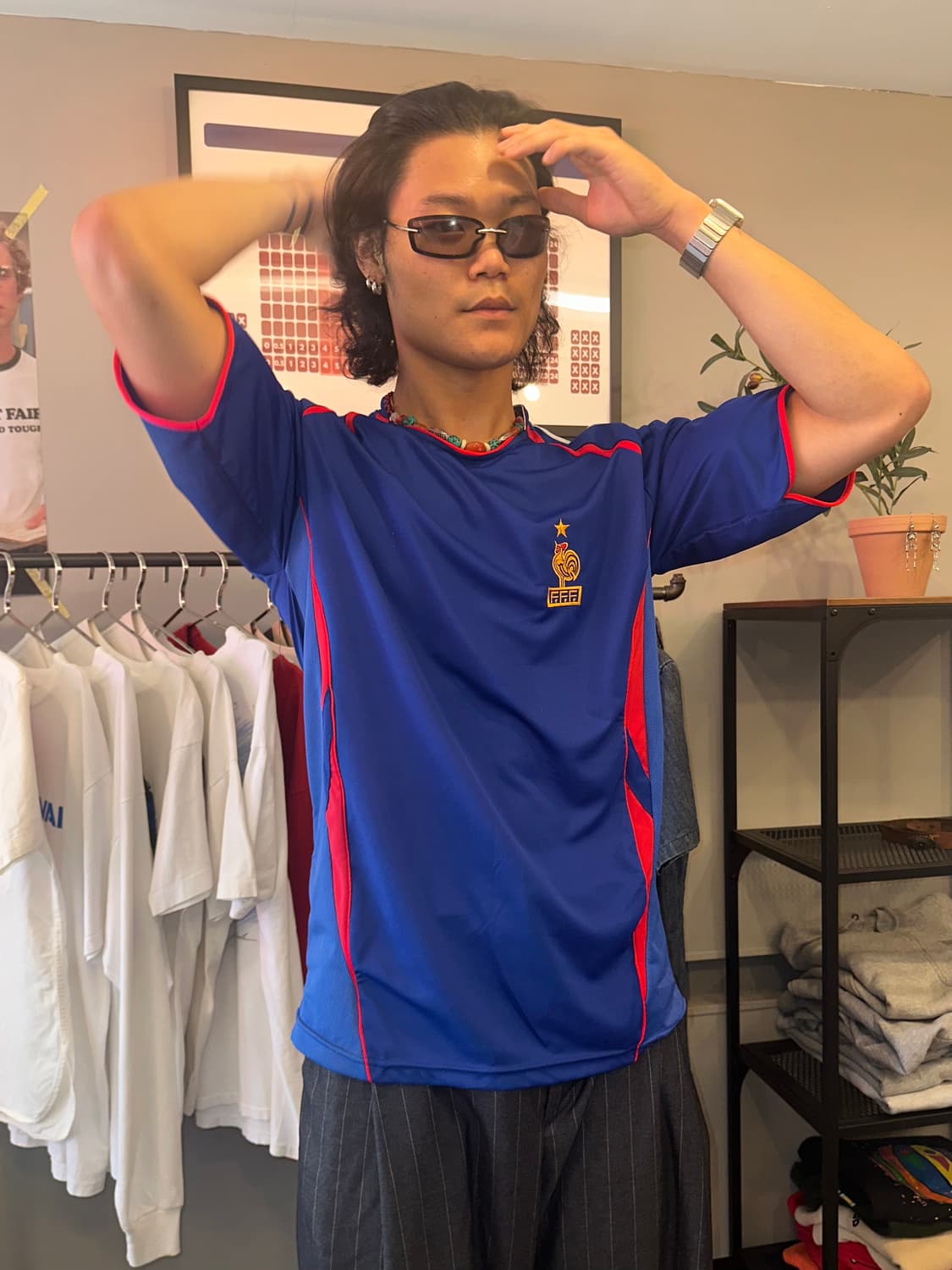 00’s France retrofit Home Uniform Jersey 상품이미지1