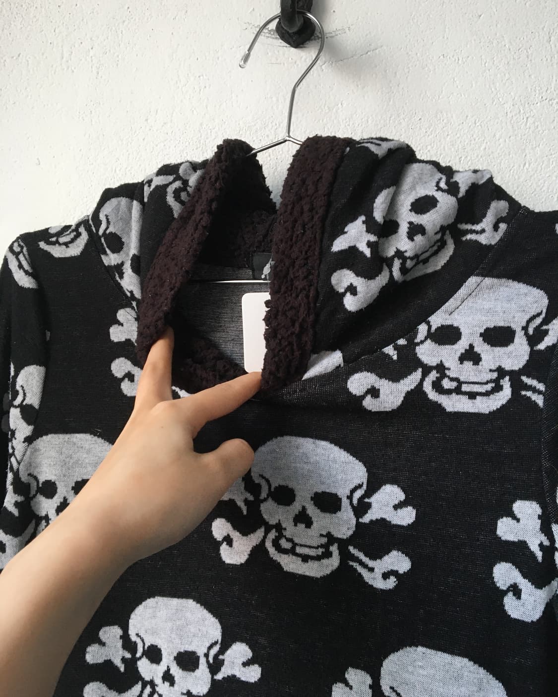 Skull pattern hood 상품이미지6