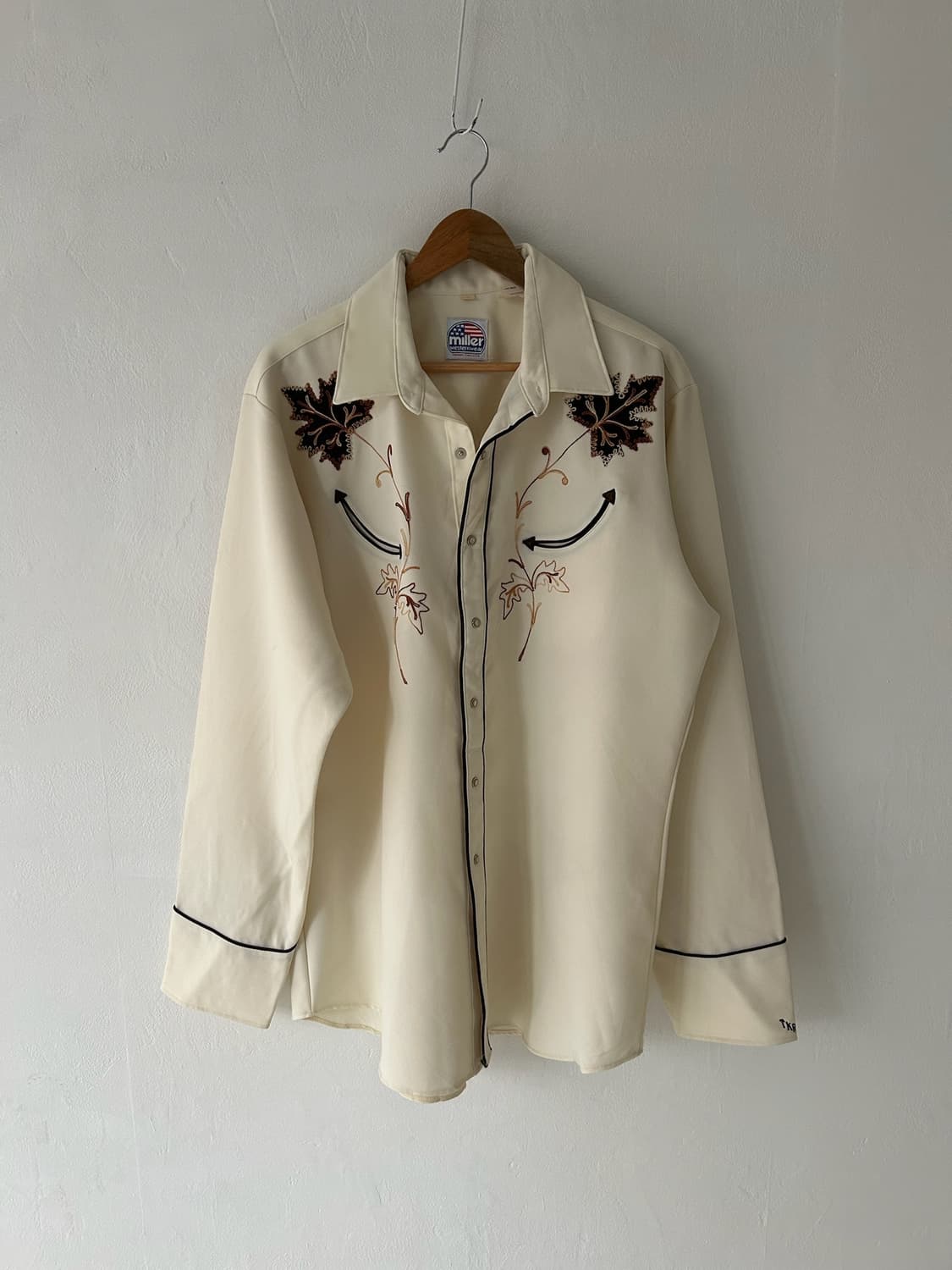 70-80's Miller Western Wear  Shirt. 상품이미지1
