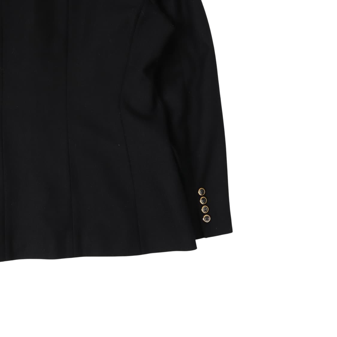 버버리 울 캐시미어 골드 버튼 4B 자켓 상품이미지7