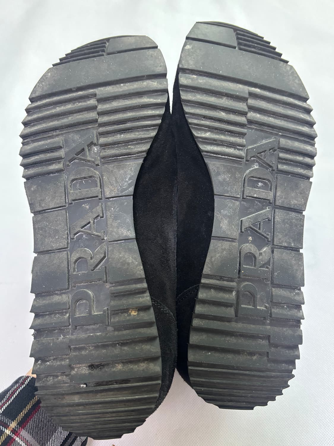 [265] 프라다 스포츠 레더 스웨이드 스니커즈 신발 상품이미지9