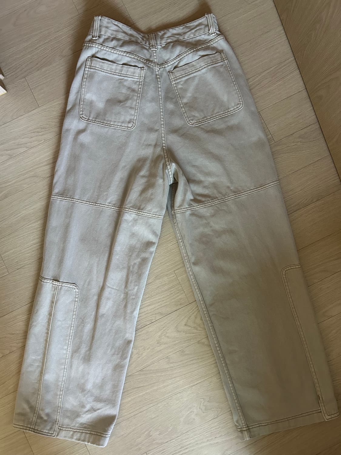 헤더헬렌 카고 베이지 팬츠 XS 상품이미지3
