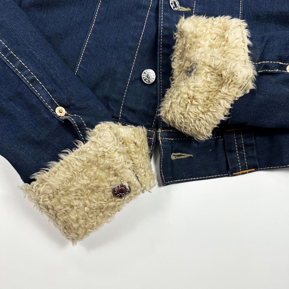 리바이스 오리지널 웨스턴 양털 트러커 청자켓 (S 여성추천) 상품이미지4