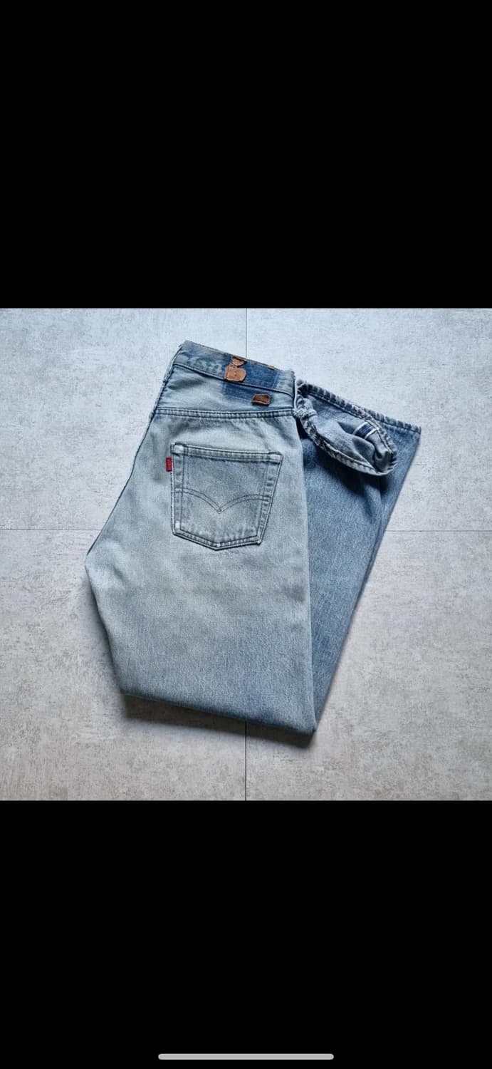 80s USA Levis 501 Selvedge 31/30 상품이미지2