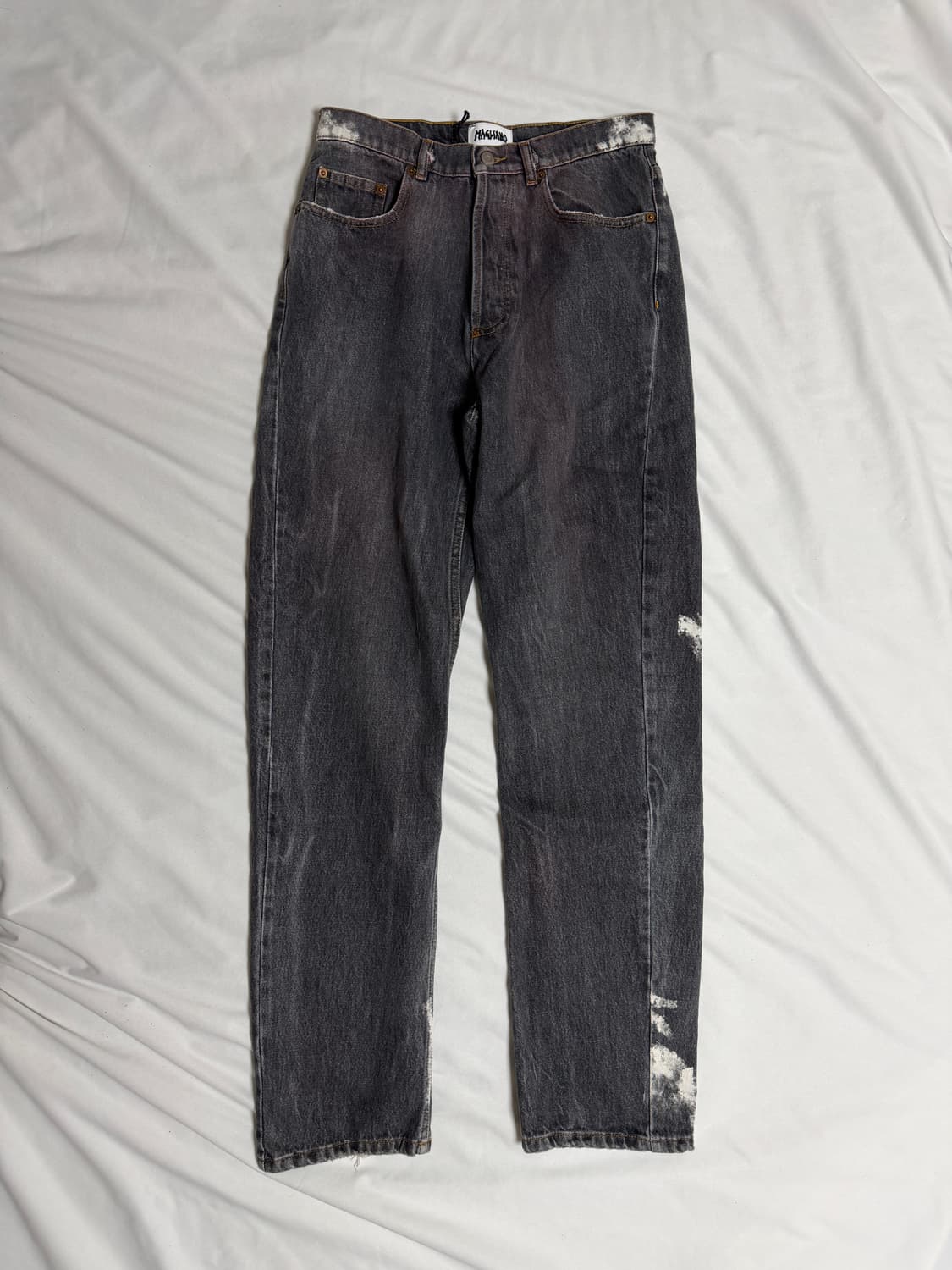 마리아노 언레귤러 데님 오피치나 블랙 상품이미지2