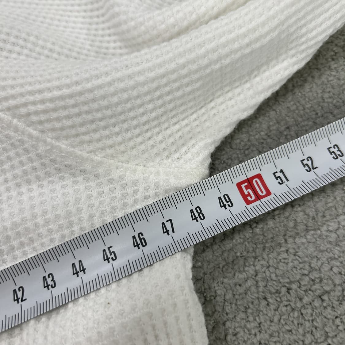 폴로 랄프로렌 와플 롱슬리브 화이트 L 상품이미지5