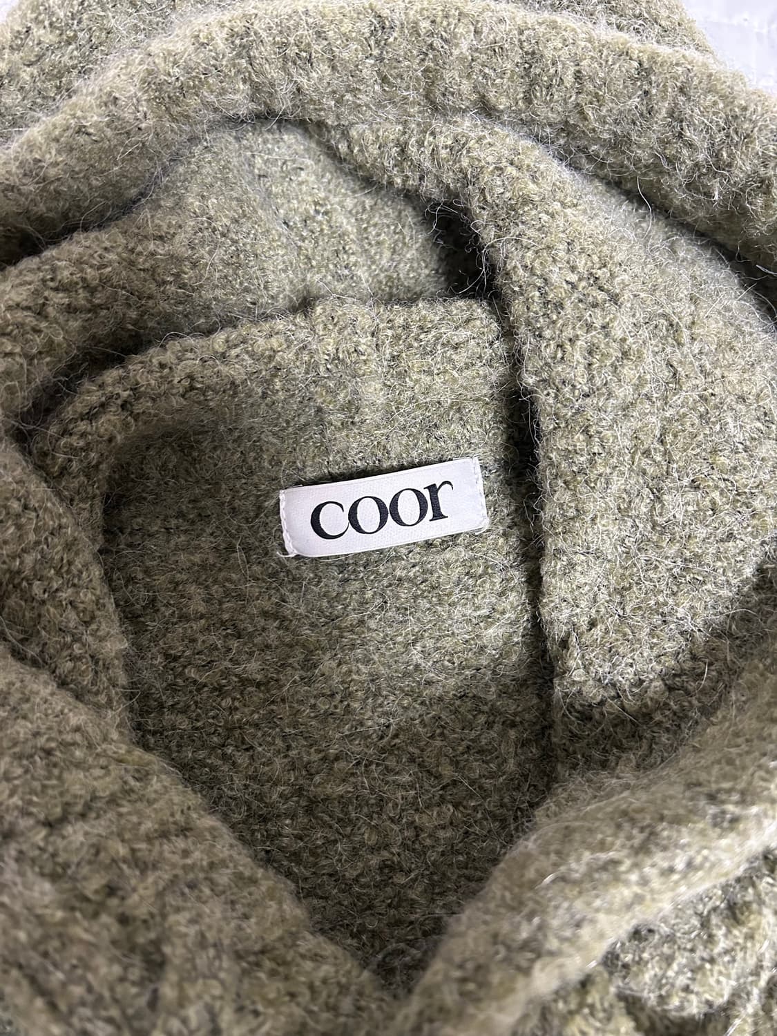 쿠어 후드 니트 상품이미지3