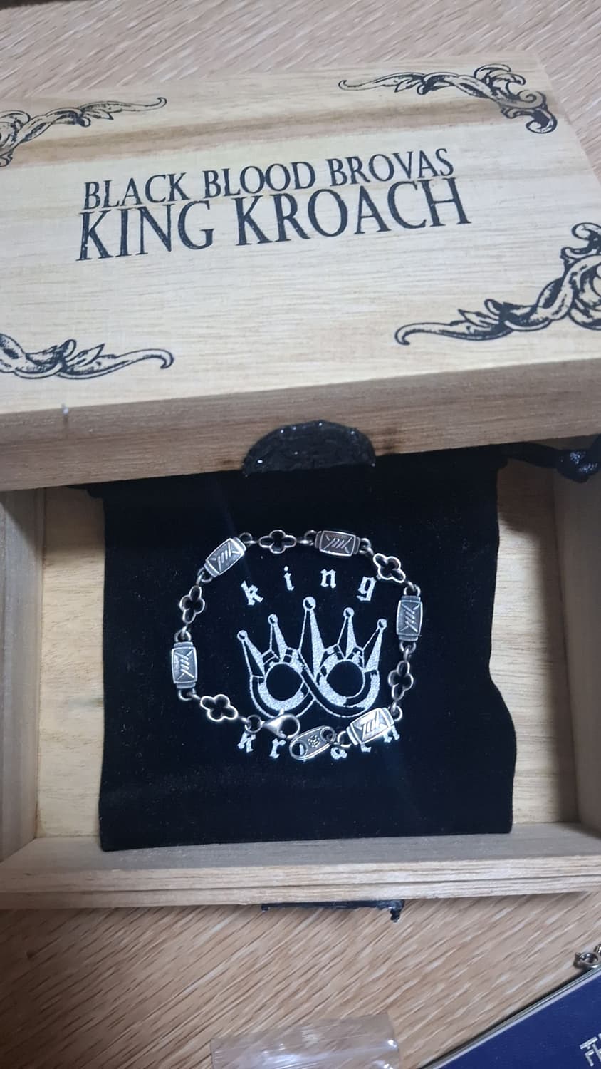 킹크로치 팔찌 + 레이어드용 은팔찌 상품이미지1