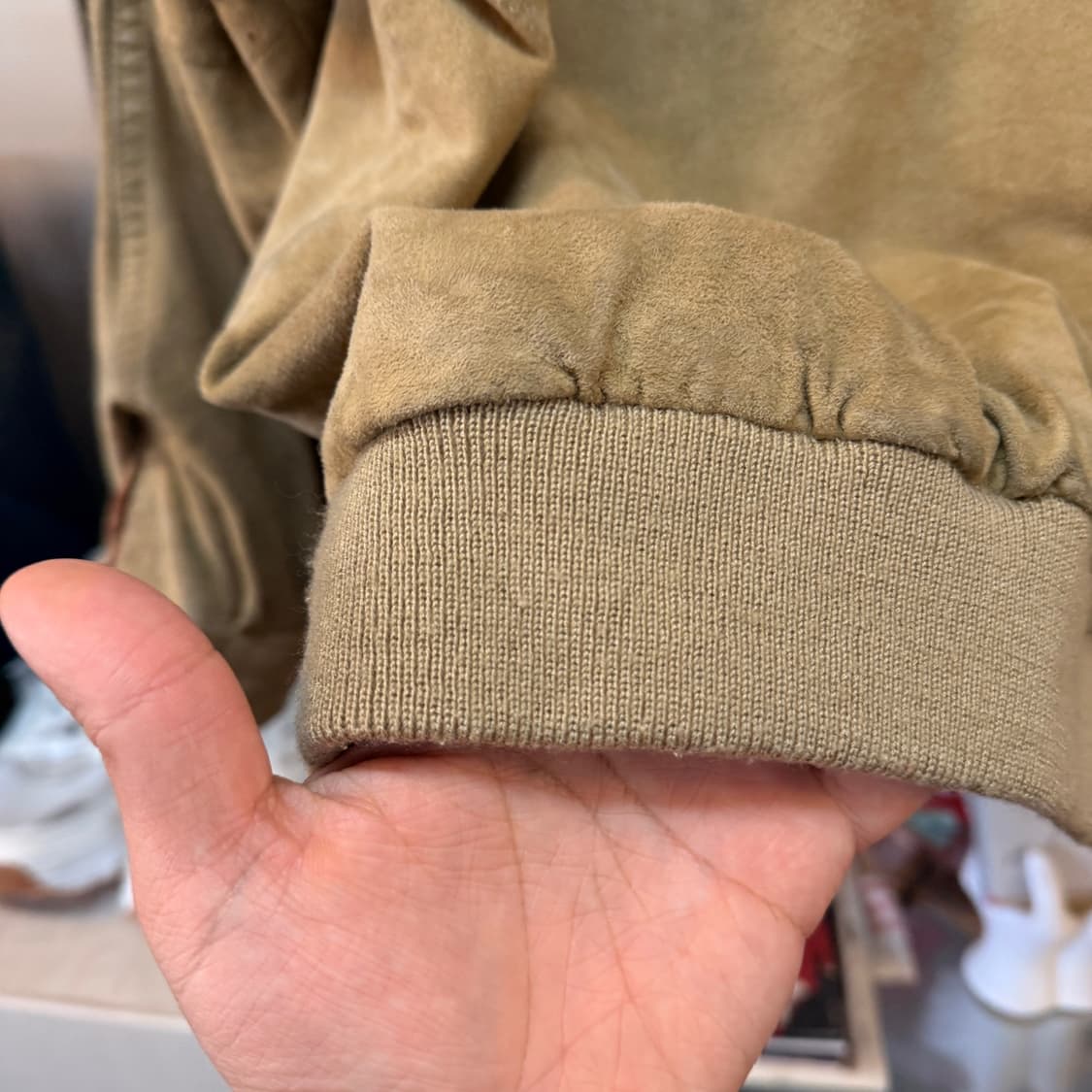 존하워드 빈티지 스웨이드 봄버 자켓 M L XL 상품이미지7