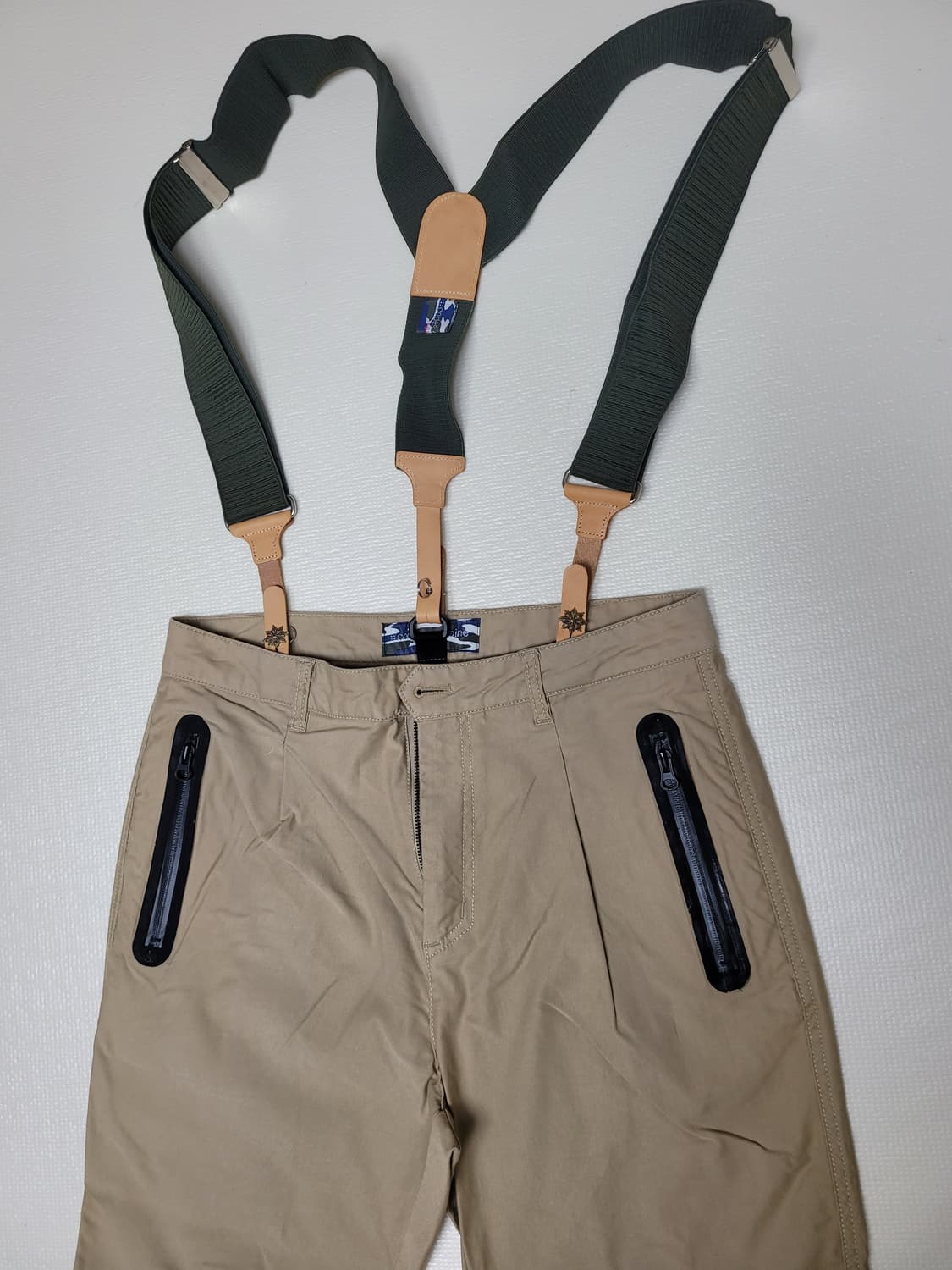 코데즈컴바인 남자 숄더벨트 면바지 31 베이지 상품이미지4