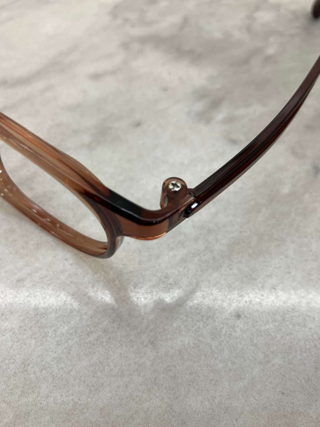 B29 카라 KARRA 브라운 라운드 뿔테 안경1691(13g) 상품이미지2