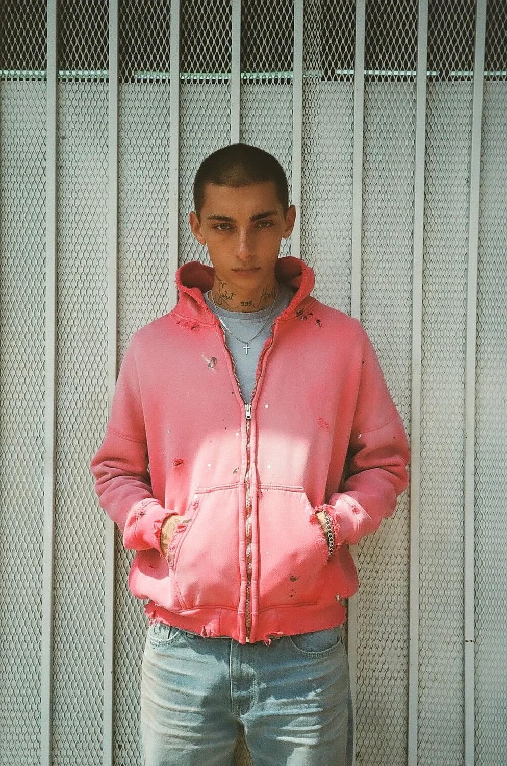 무지무지 집업 후디 레드 L 상품이미지3