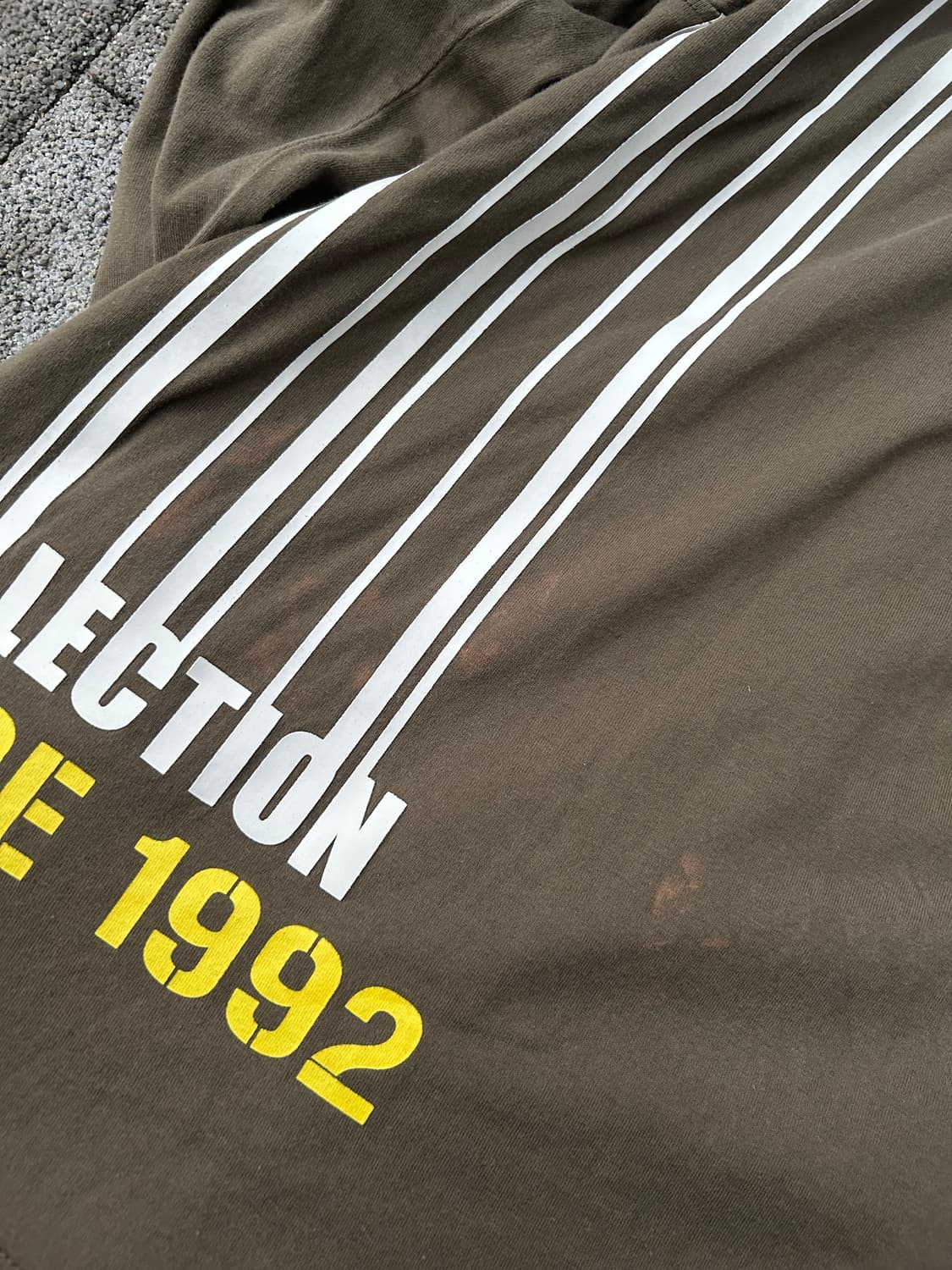 2000s fubu 올드그쿨 카키 프린팅 롱슬리브 상품이미지3