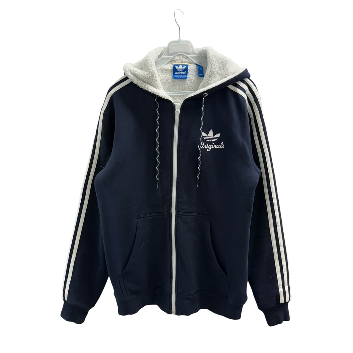[M] 아디다스 네이비 후드집업 상품이미지3
