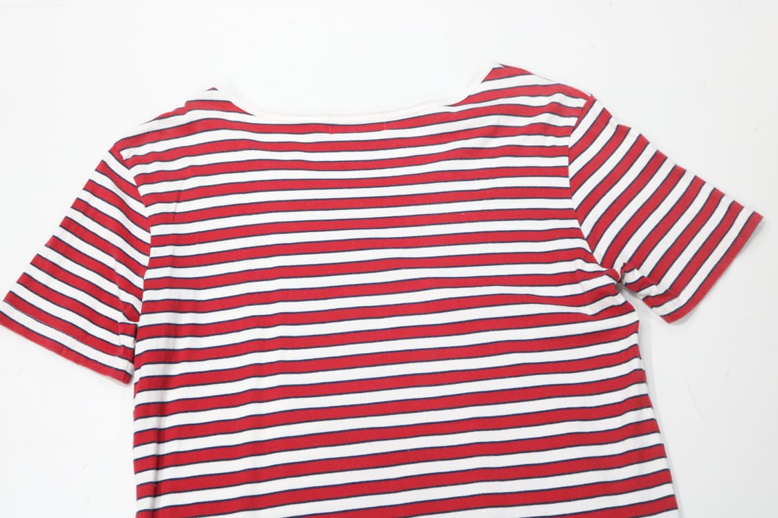 네넷 빈티지 냐 로고 레드 스트라이프 반팔티셔츠 상품이미지7