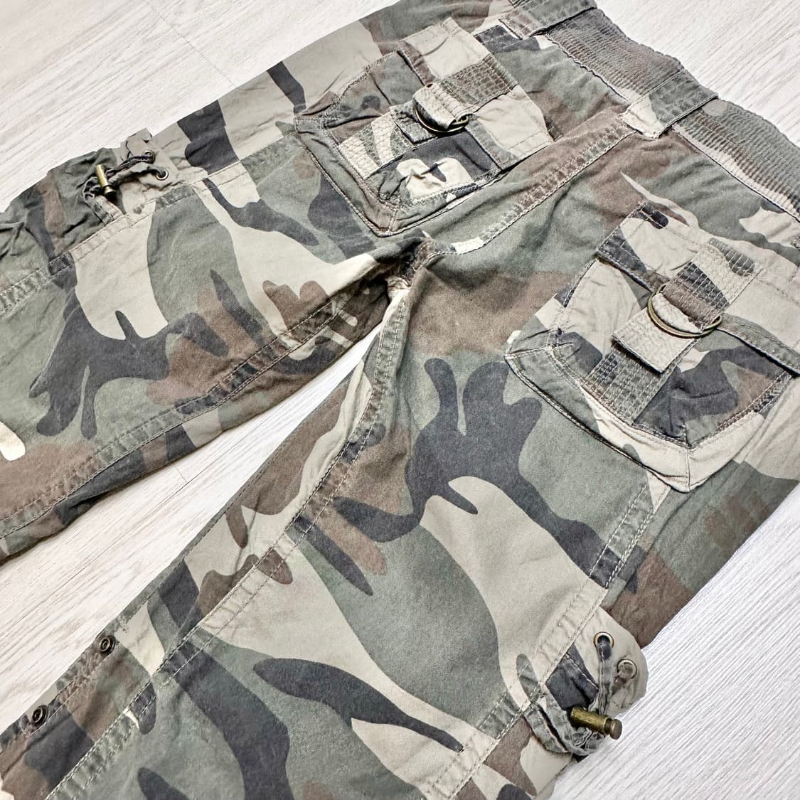 Y2k 카모플라쥬 밀리터리 카고팬츠 상품이미지3