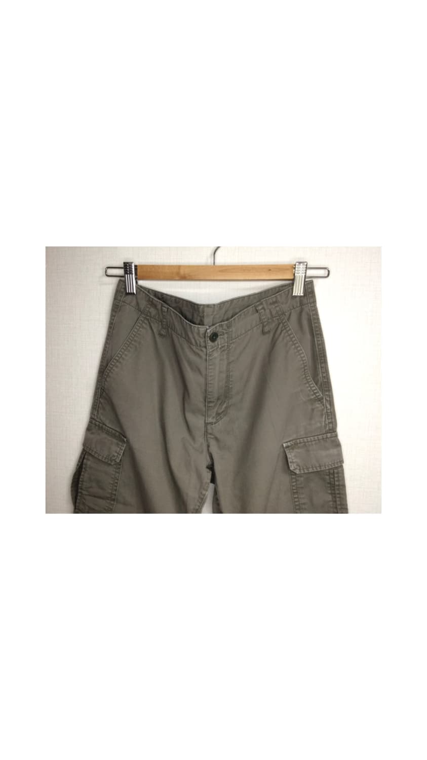 빈티지 카키 브라운 카고 팬츠 상품이미지2