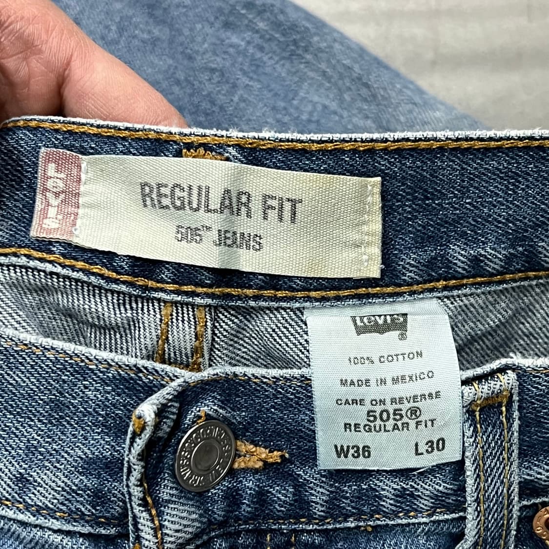  리바이스 505 데님팬츠 y15491 상품이미지7