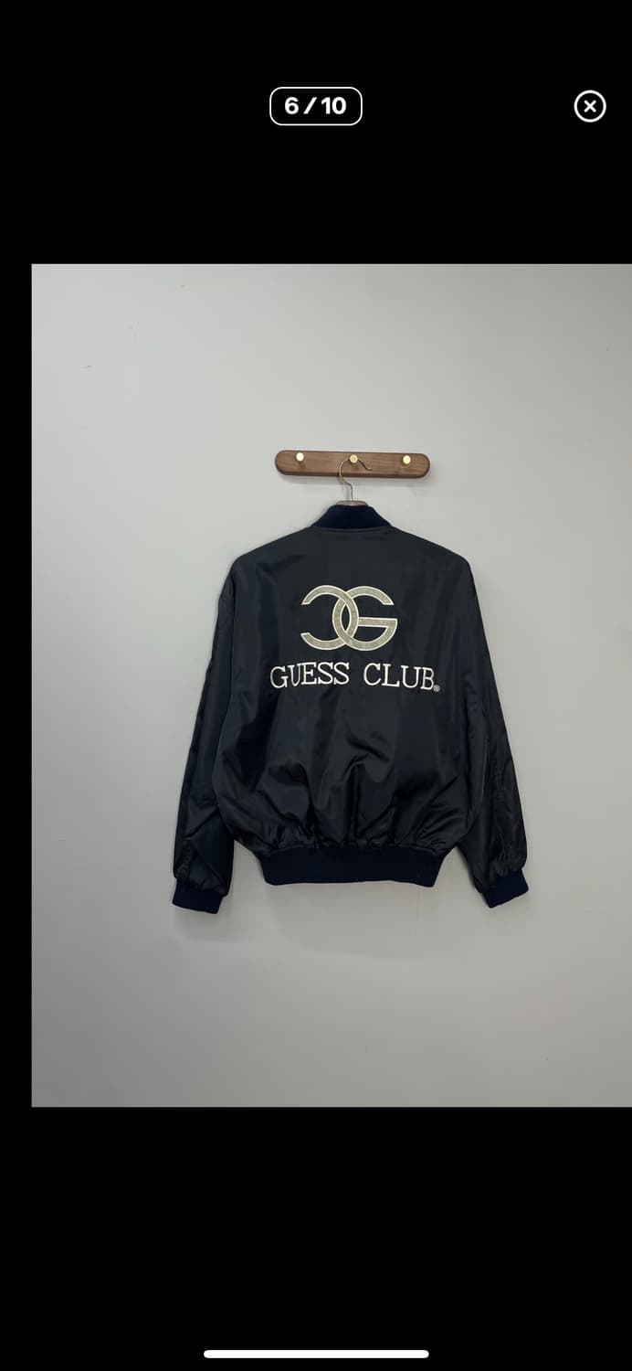 게스클럽 올드스쿨 빅로고 항공자켓 A2830 상품이미지5