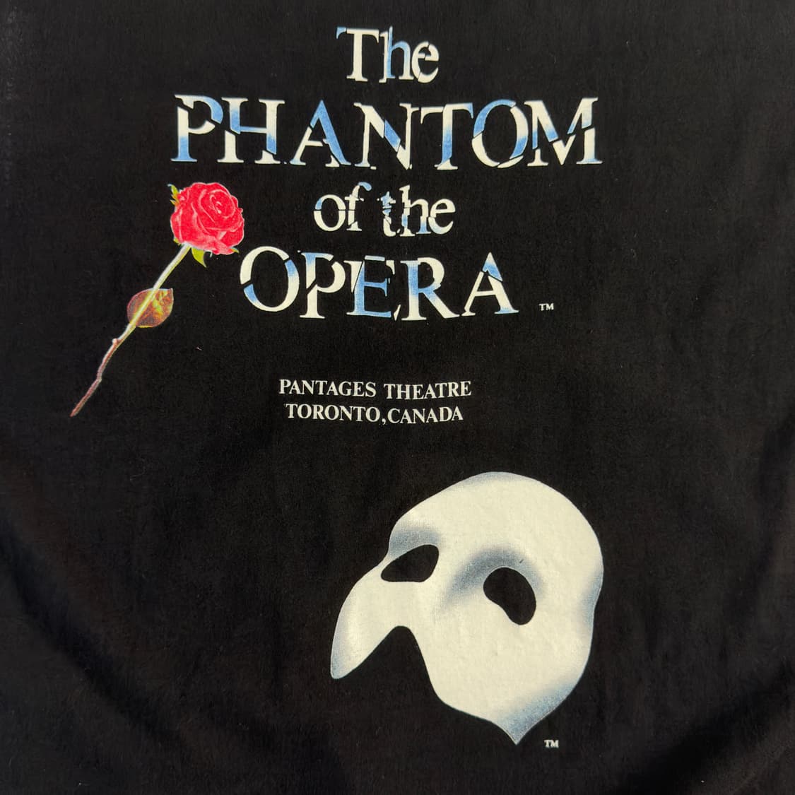 90s the phantom of the opera 오페라의 유령 티셔츠 상품이미지2