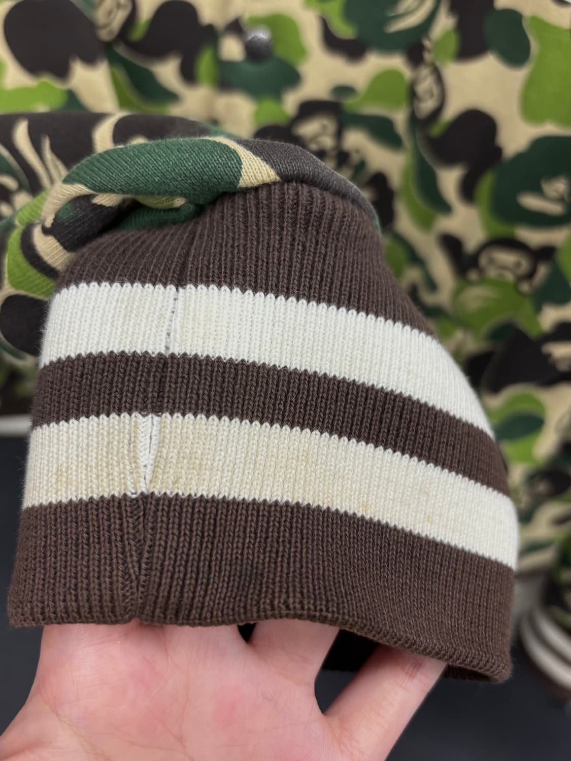 베이프 베이비 마일로 카모 바시티 자켓 상품이미지8