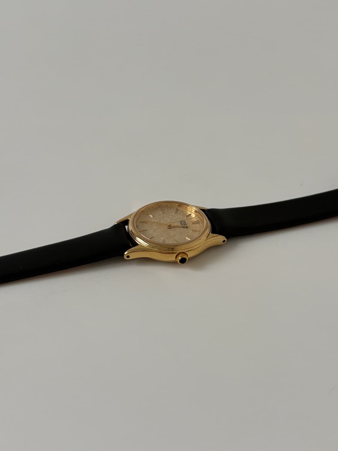 1980s Gold Texture Dial Ladies Quartz 상품이미지5
