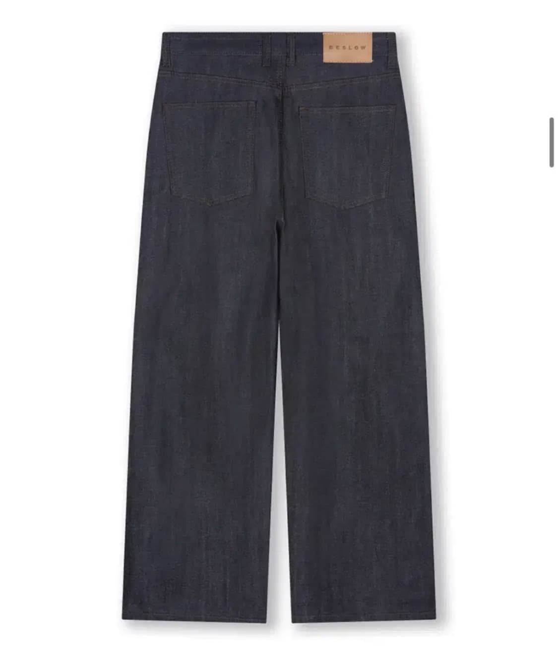 [30]비슬로우 투턱 생지 데님 인디고 새상품 상품이미지2