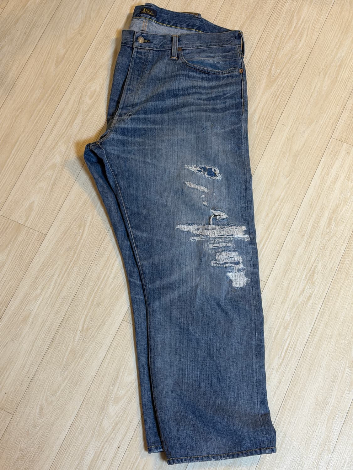 폴로 랄프로렌 클래식핏 디스트레스트 진 38 상품이미지3