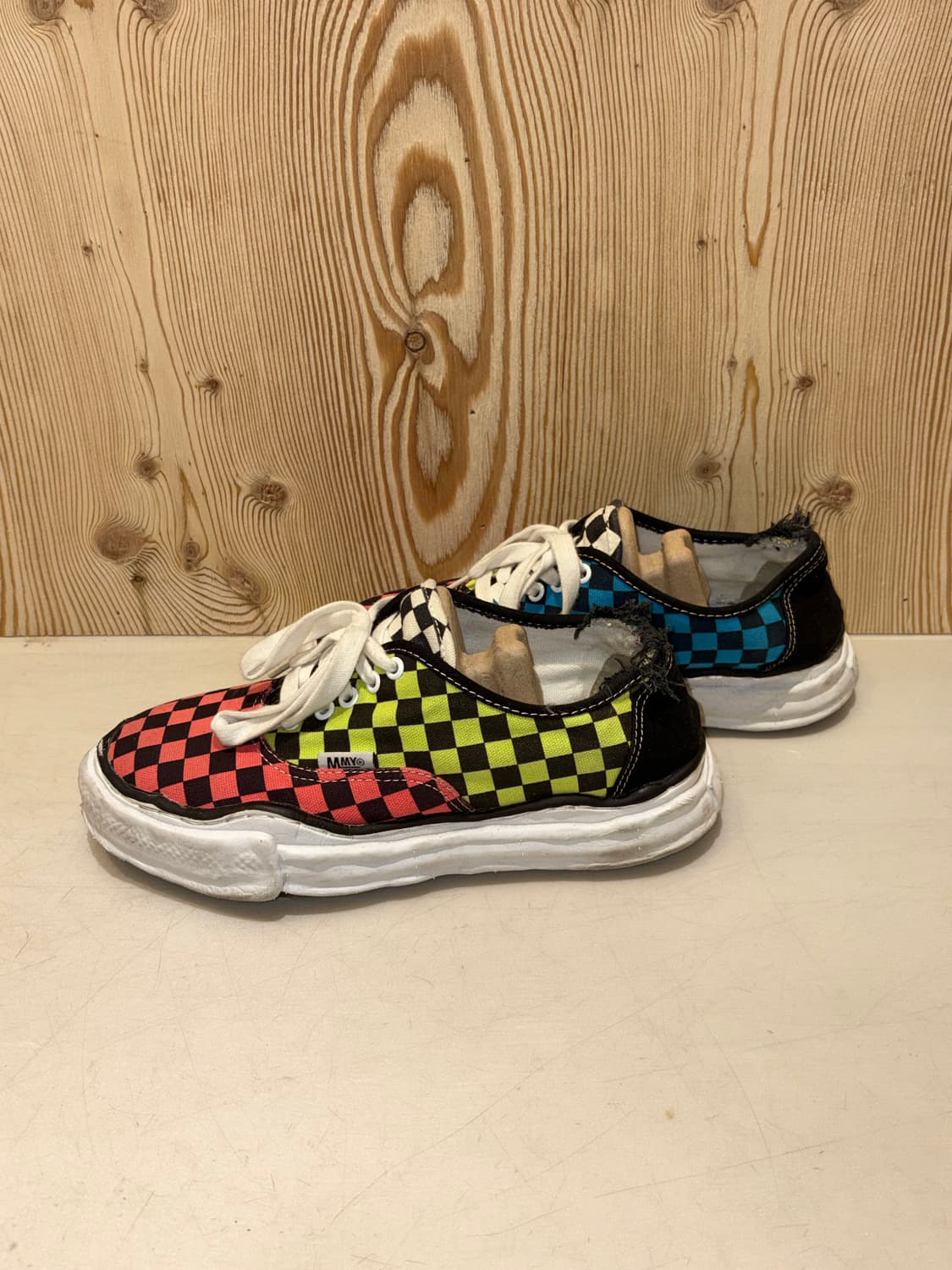 미하라야스히로 체커보드 스니커즈 상품이미지6