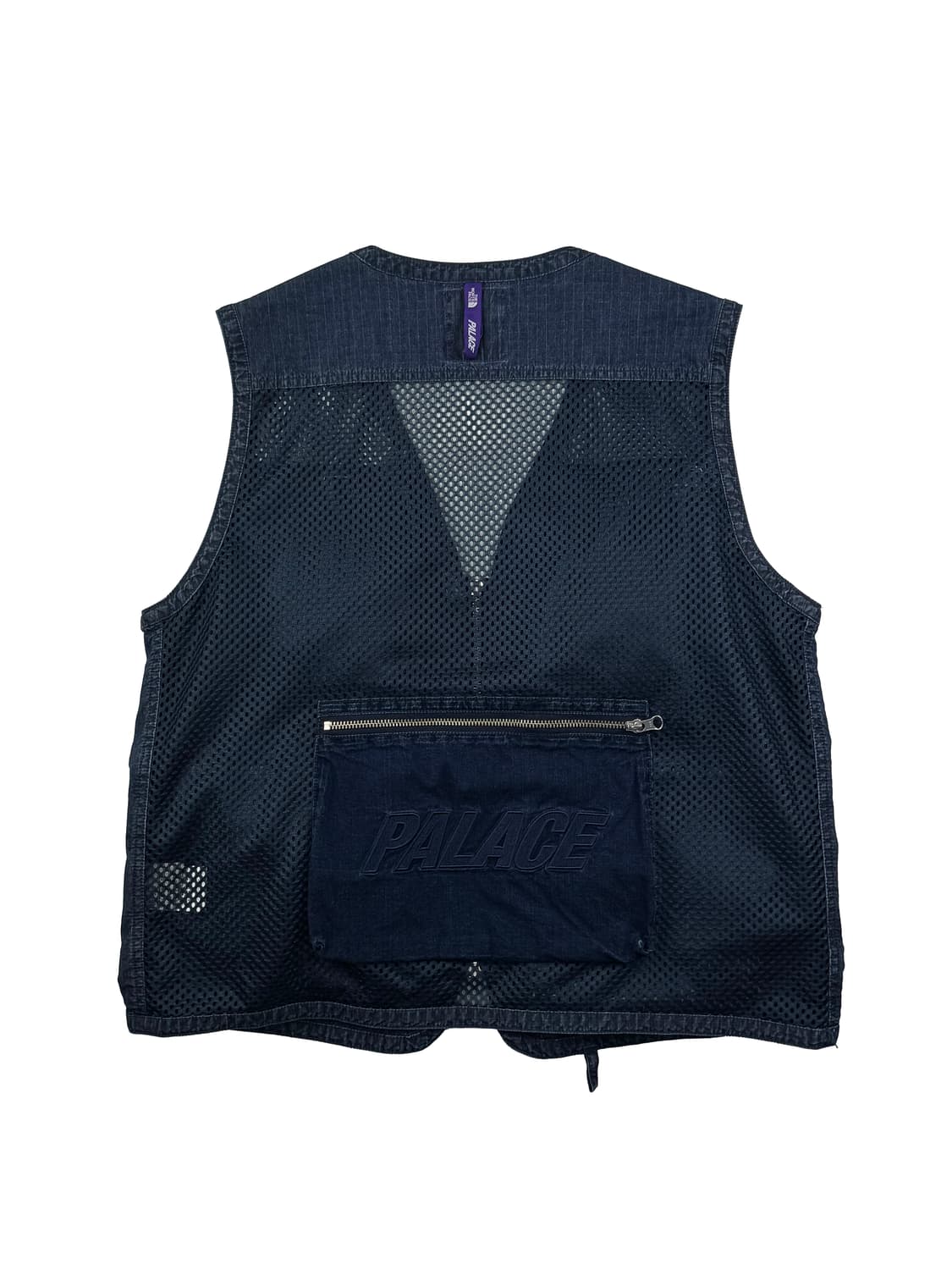 팔라스 x 노스페이스 퍼플 라벨 인디고 립스탑 메쉬 베스트 상품이미지2