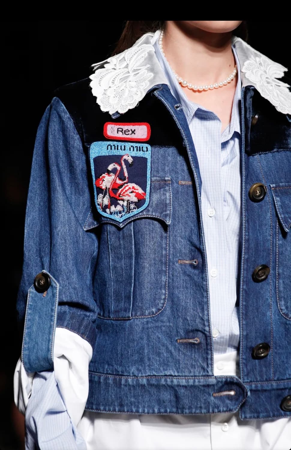 미우미우청쟈켓 상품이미지1