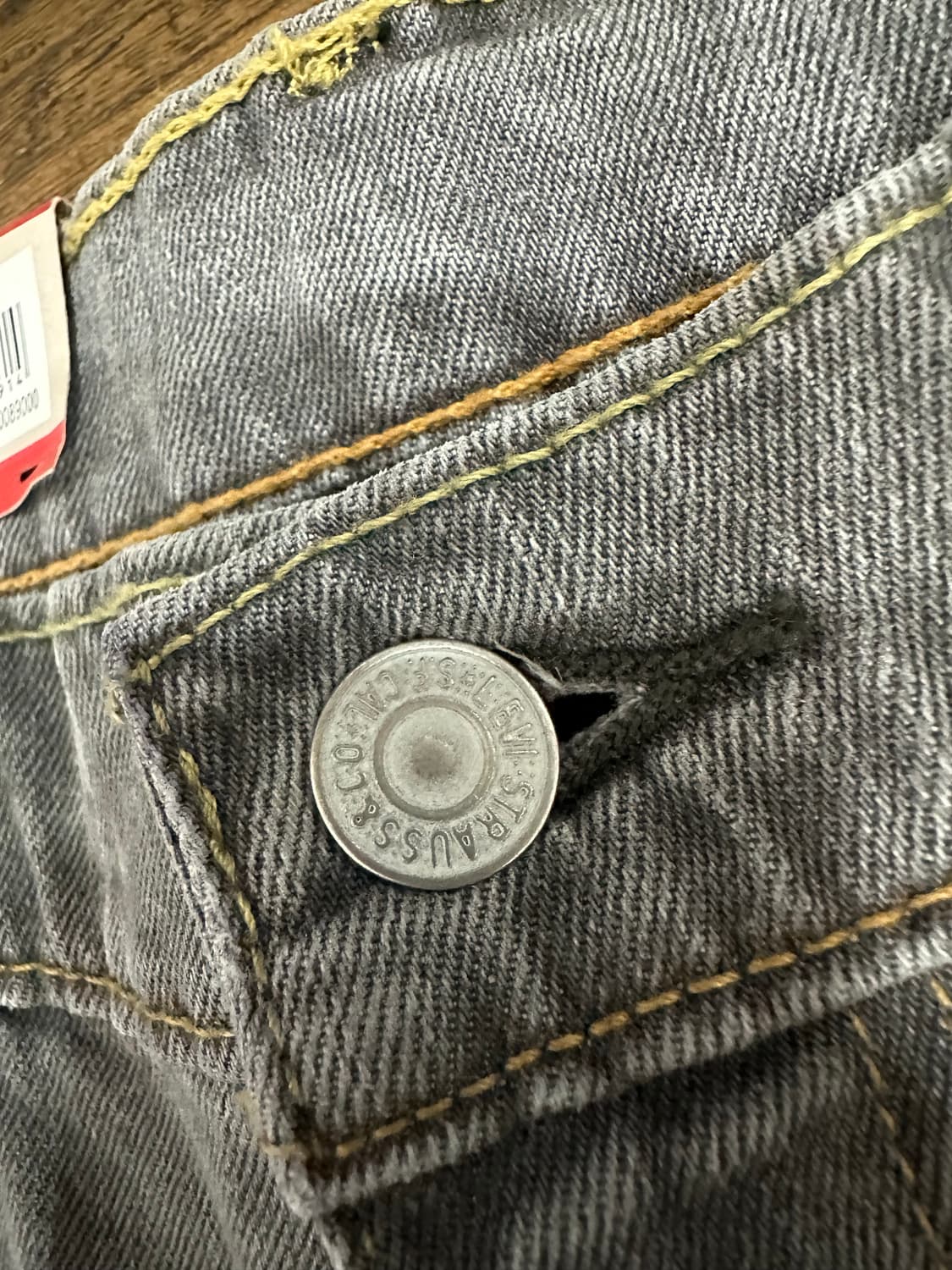 리바이스 511 슬림핏 그레이진 W33 L34 새제품 상품이미지5