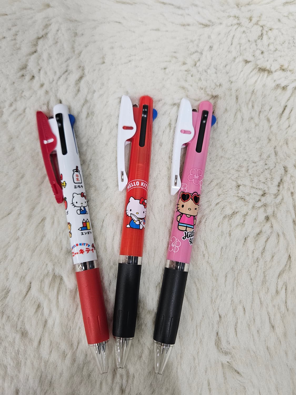 키티 제트스트림 3색볼펜 태닝키티 상품이미지1
