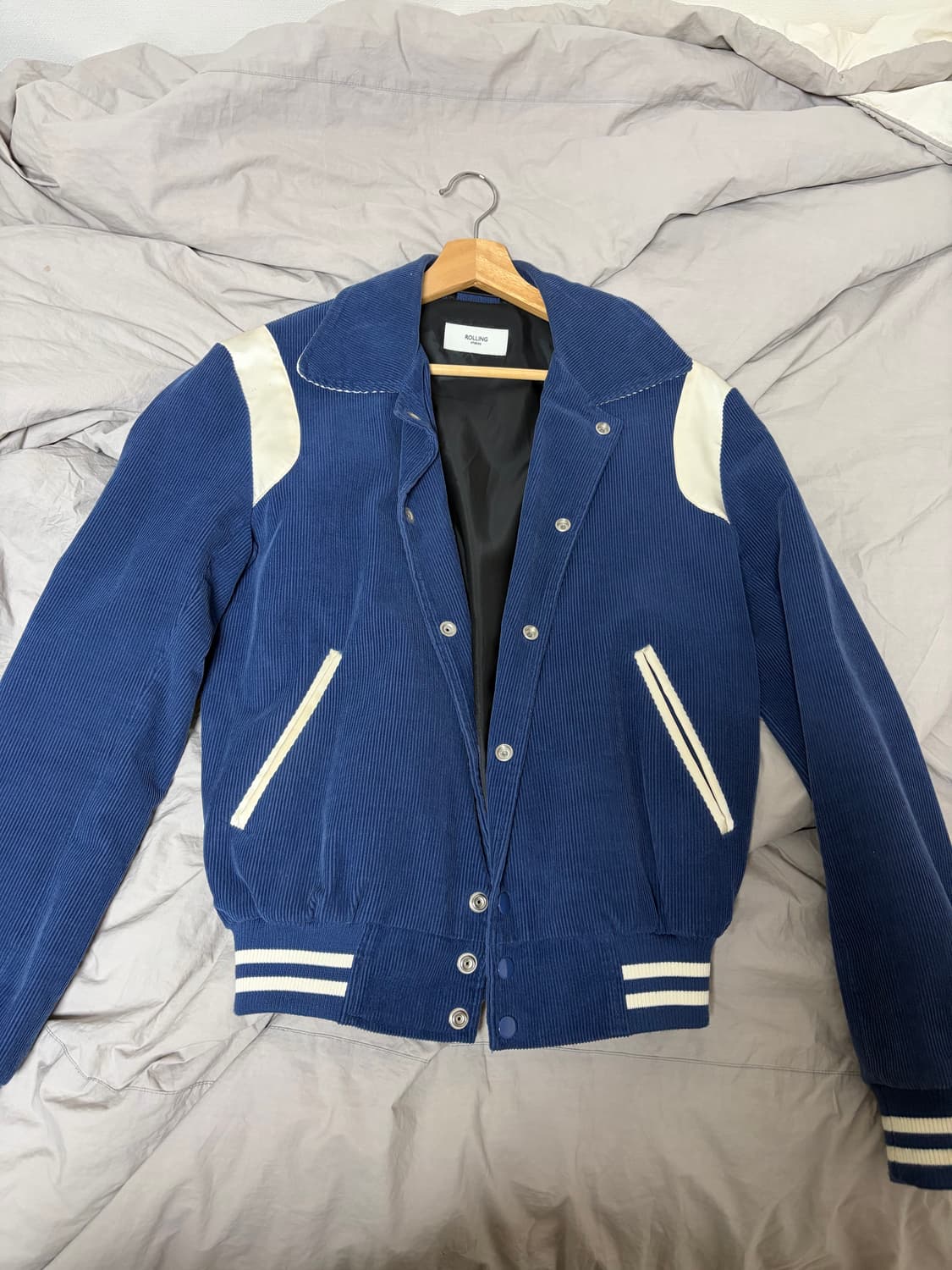 롤링스튜디오 코듀로이 바시티 자켓 상품이미지3