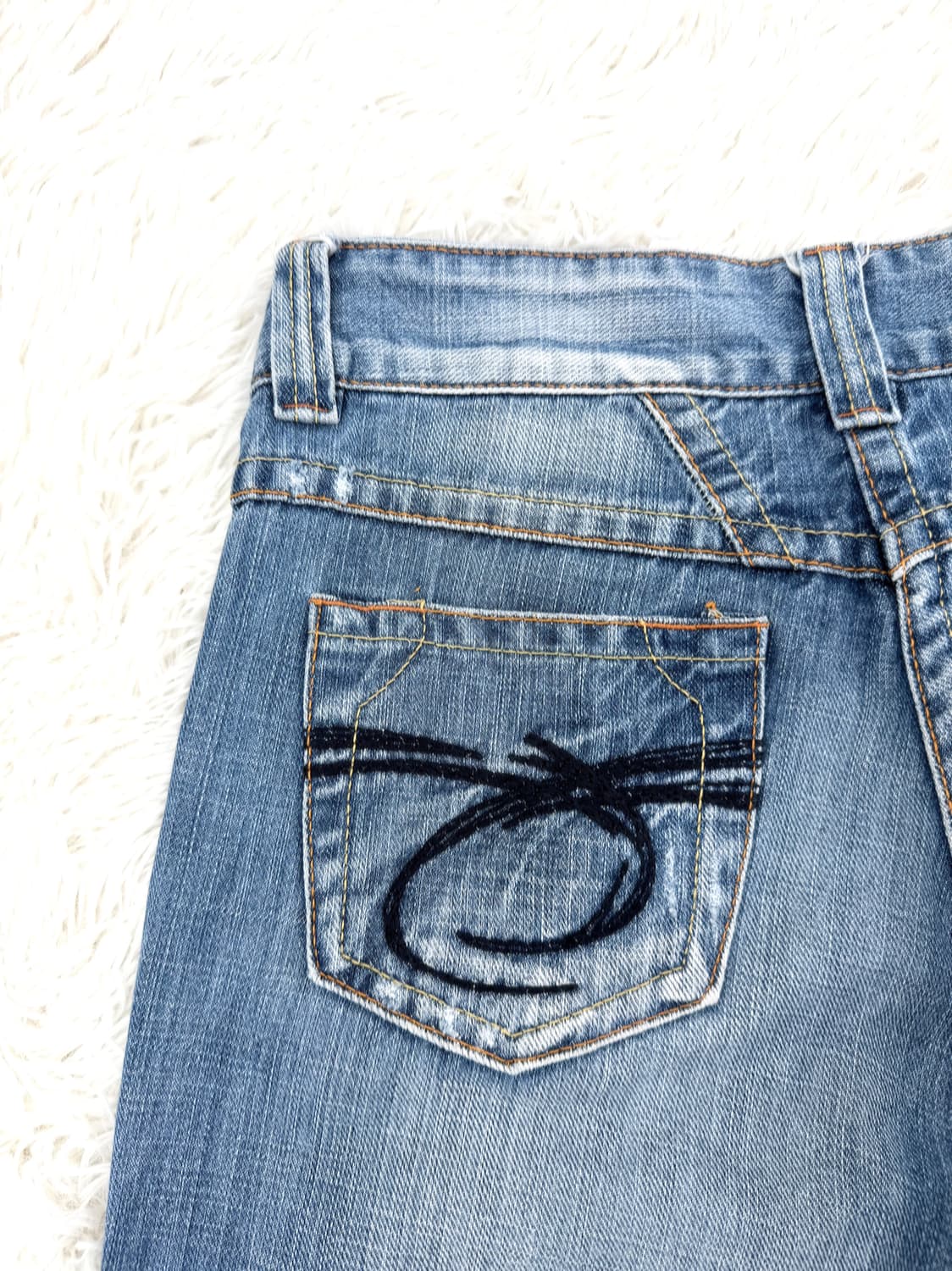 레드페퍼 워싱 부츠컷 데님 상품이미지4