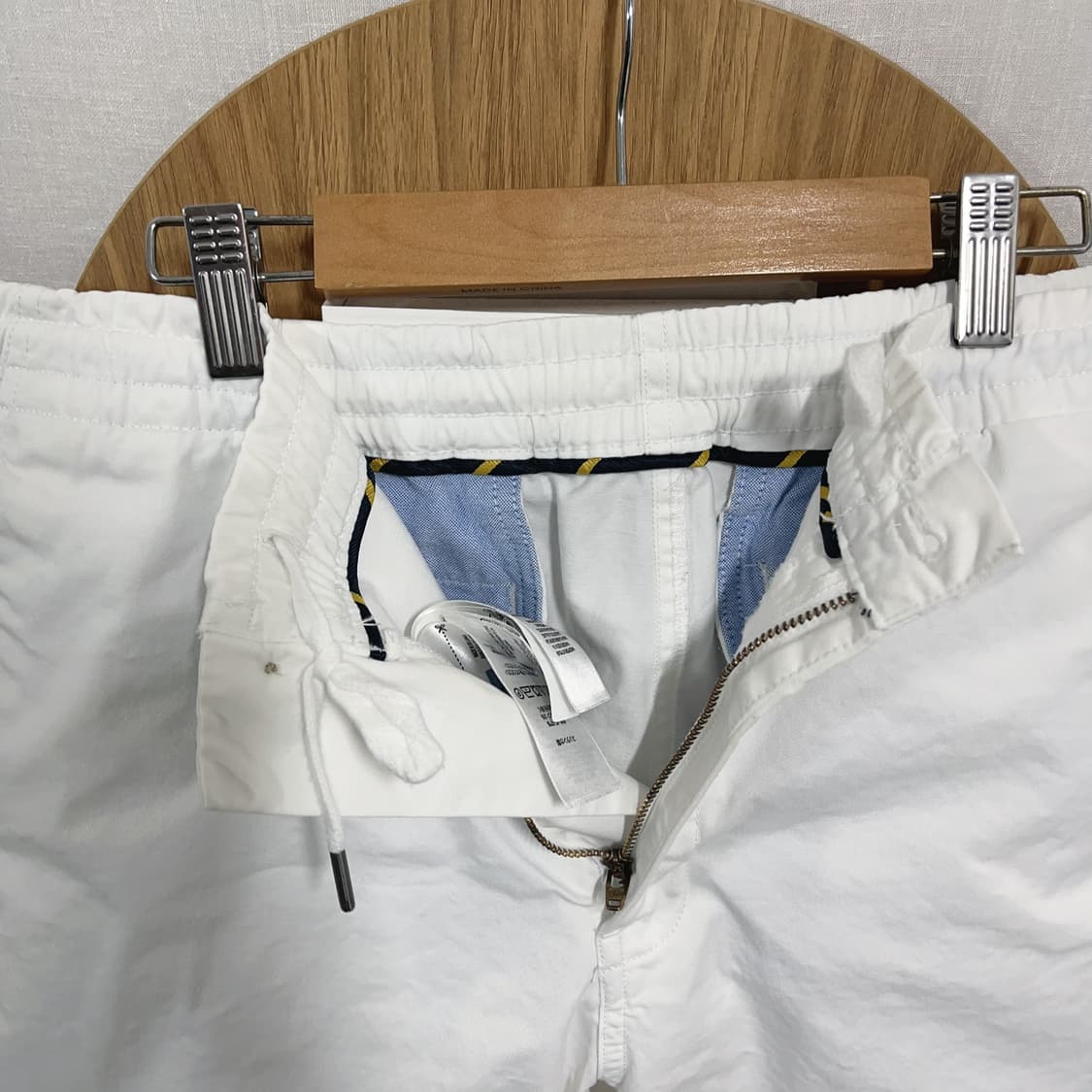 [정품] 폴로 화이트 / 네이비포니 클래식 코튼 쇼츠 [ M ] 상품이미지5