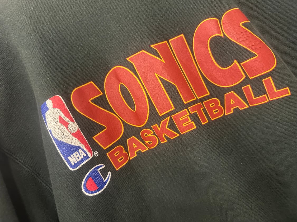 XL)시애틀 슈퍼소닉스 챔피온 리버스위브 스웻 상품이미지3