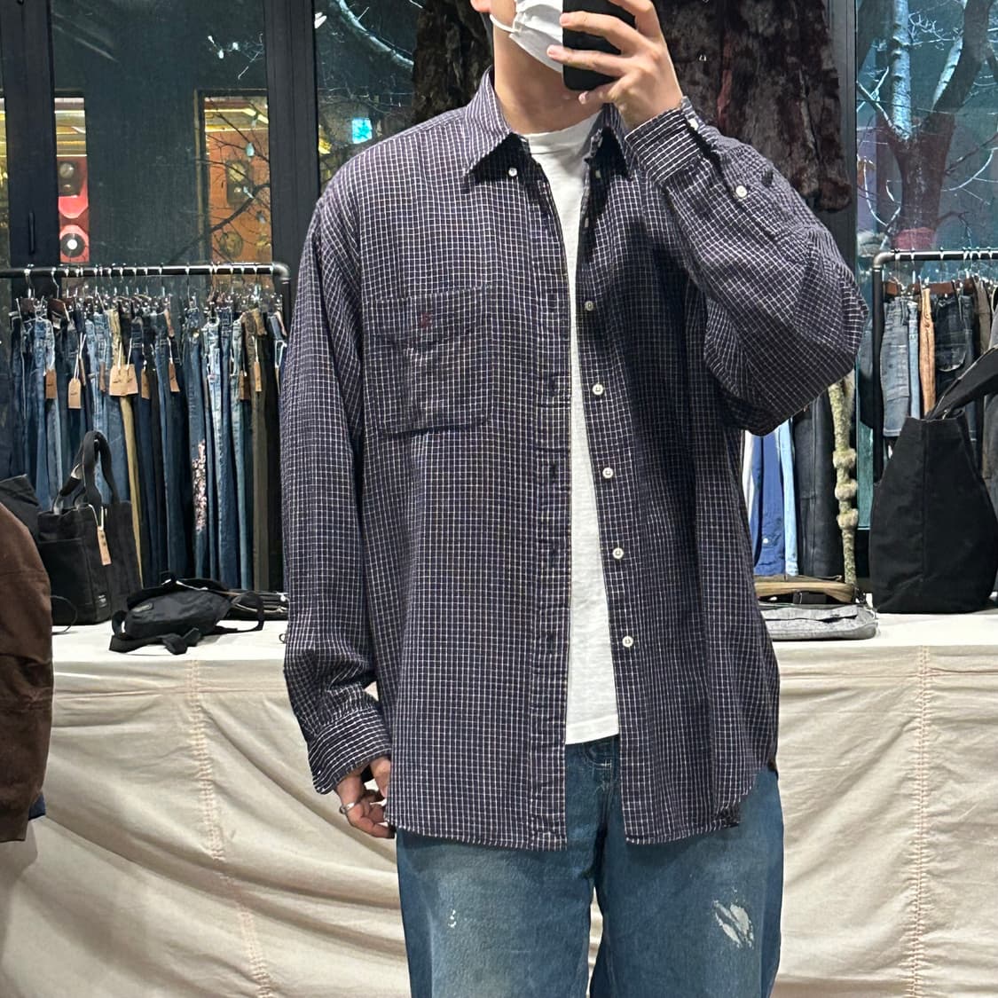 XL) 폴로 랄프로렌 클래식 원포켓 체크 셔츠 상품이미지8