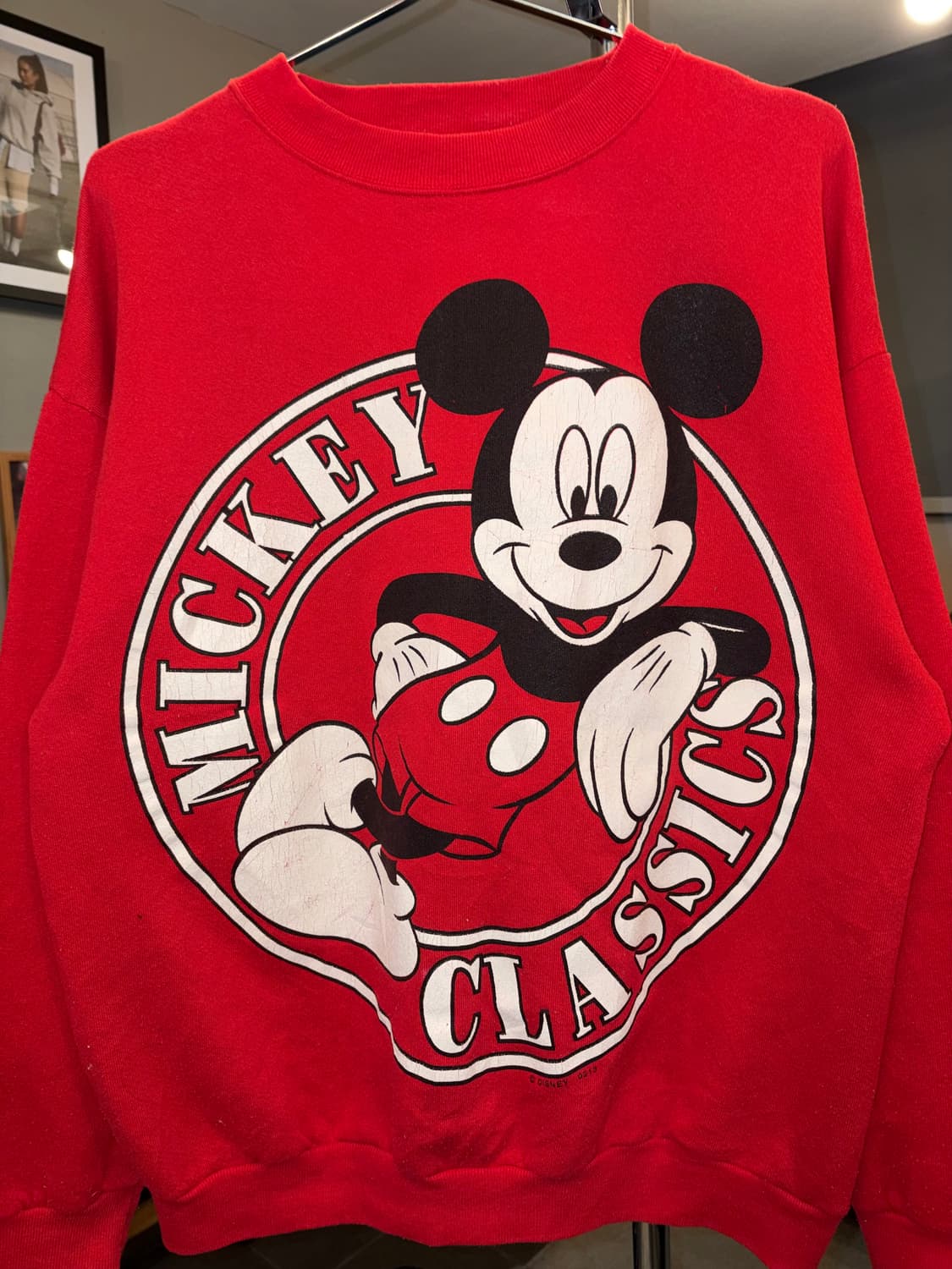 90’s Disney Mickey classic print sweat 상품이미지5