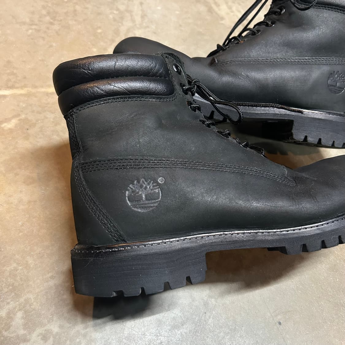 270) 팀버랜드 6인치 워커 부츠 올블랙 상품이미지2