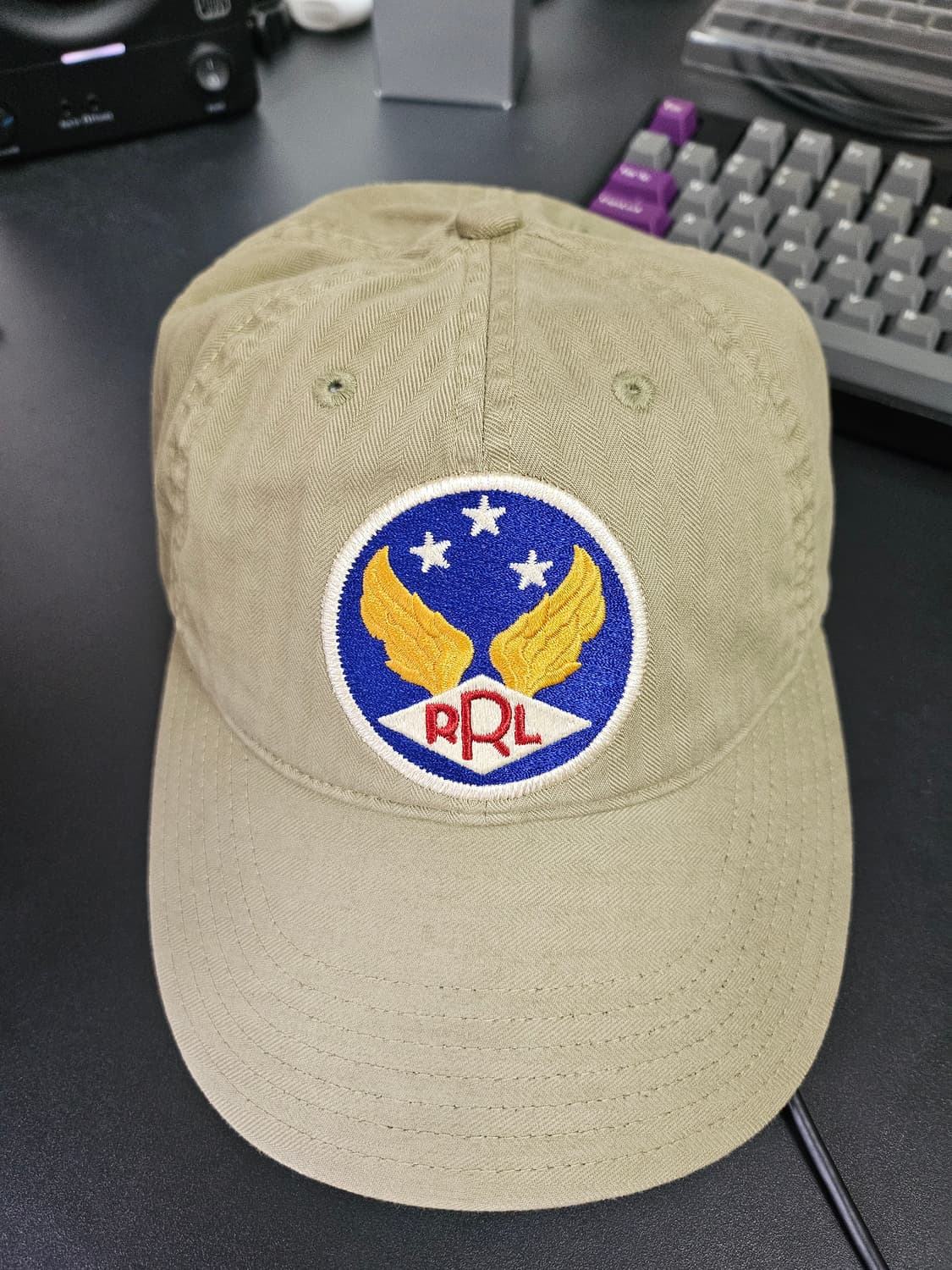 RRL 볼캡 카키 상품이미지1