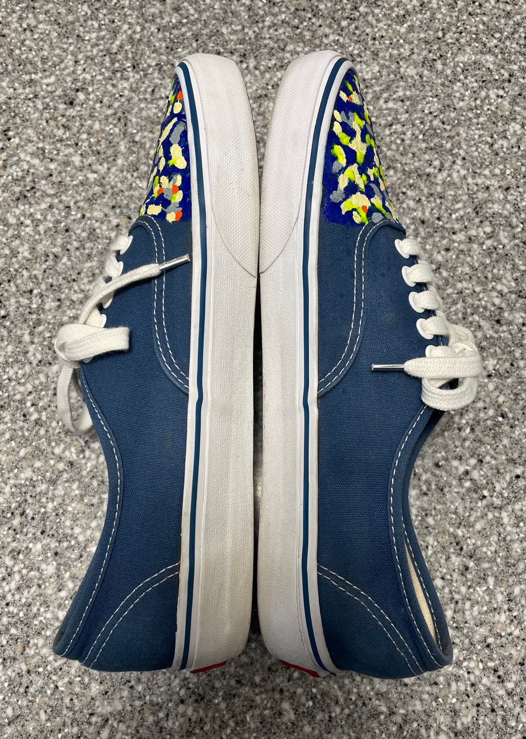 반스 어센틱 사이즈 285 네이비컬러(반스 커스텀) 상품이미지6