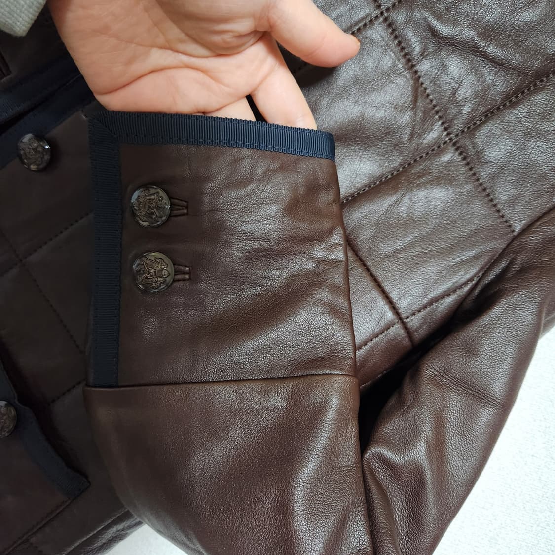 빈폴 양가죽 자켓 90 상품이미지4