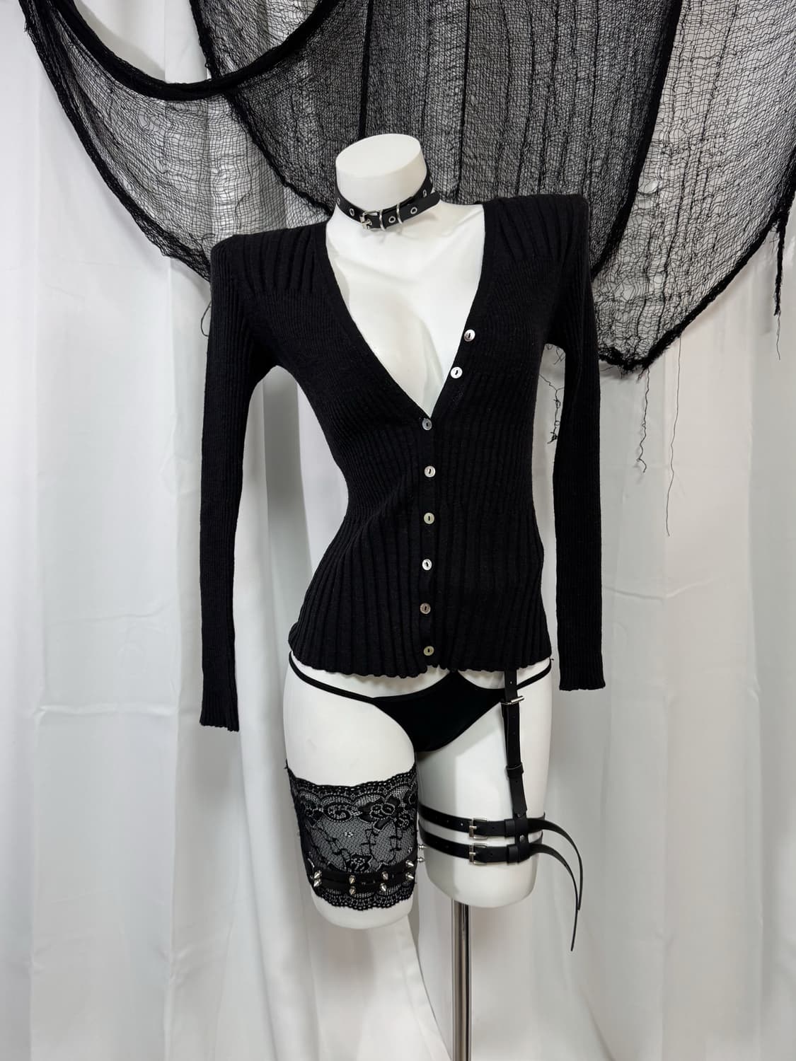 black cardigan 상품이미지1