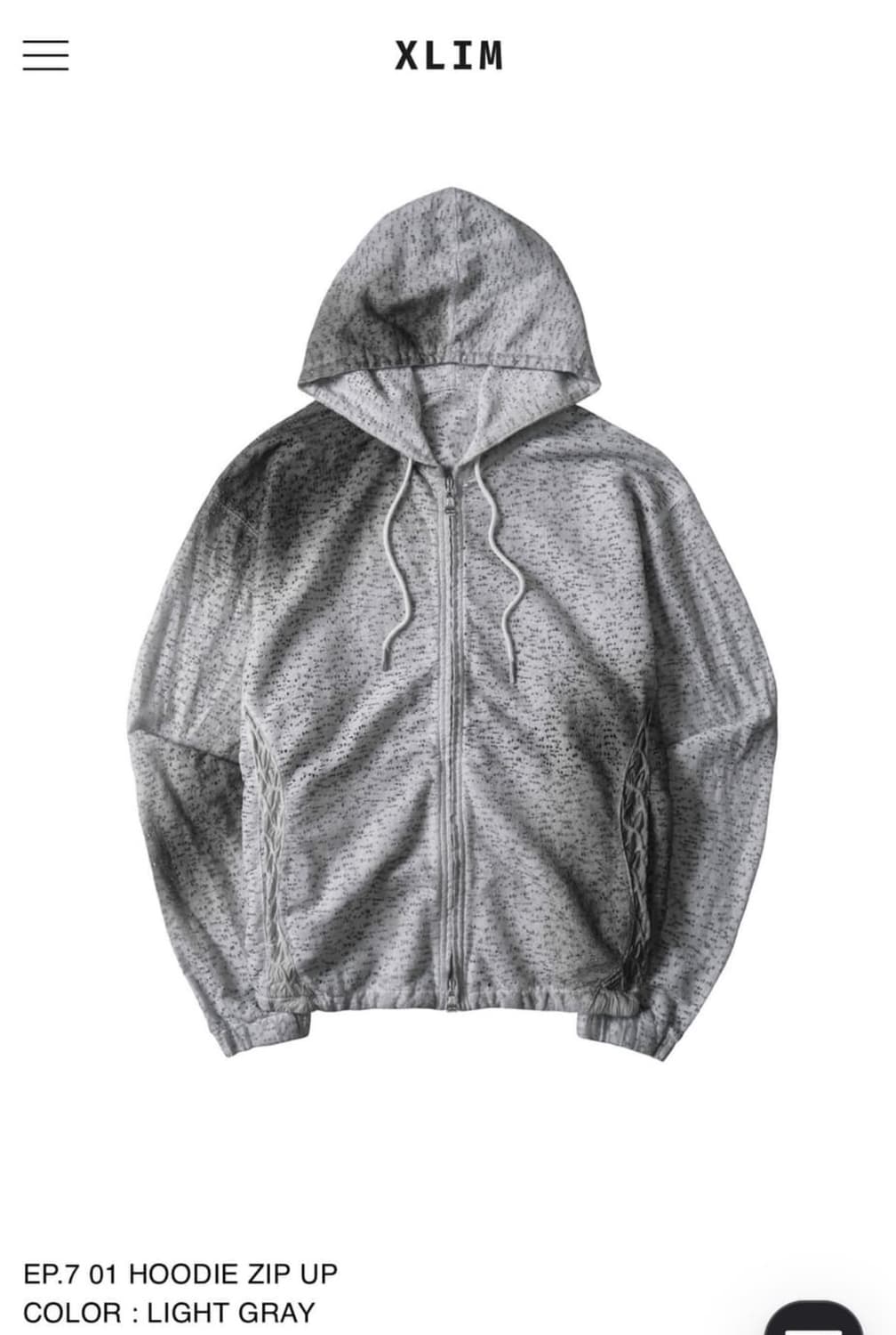 [새상품] xlim ep7 01 후드집업 L사이즈 상품이미지1