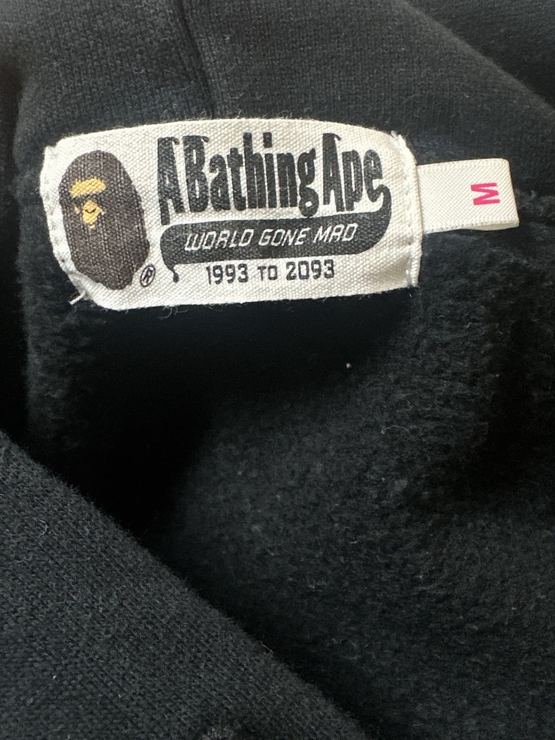 베이프 아이러브 크롭 후드티 상품이미지5